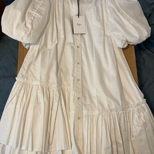 AJE NWT white dress